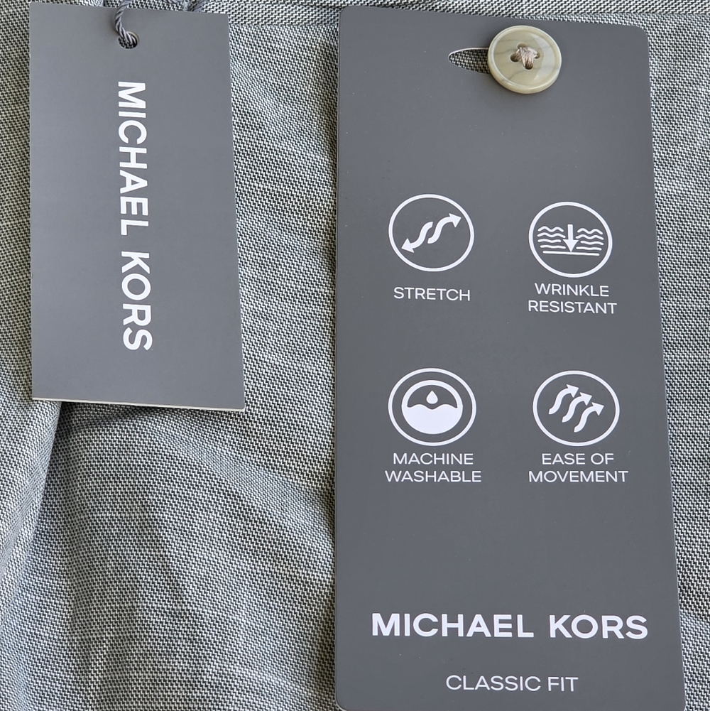 Michael Kors Men's Classic Dress Pants 36x34 NWT Mint $95 MSRP Career - Picture 3 of 7